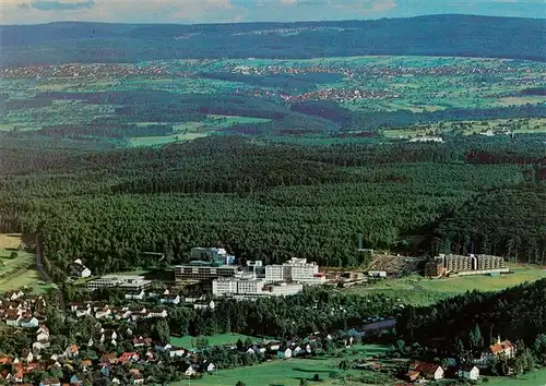 AK / Ansichtskarte 73938264 Langensteinbach_Karlsbad_Karlsruhe_BW Fliegeraufnahme mit Suedwestdeutsches Reha Krankenhaus