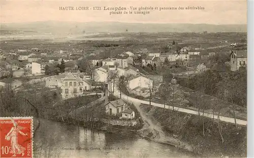 AK / Ansichtskarte  Lempdes-sur-Allagnon_43_Haute-Loire Vue generale et Panorama des admirables plaines de la Limagne