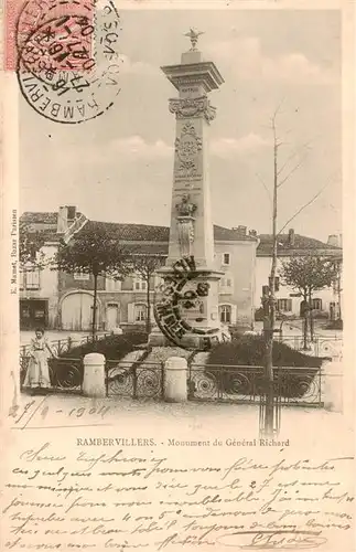 AK / Ansichtskarte  Rambervillers_88_Vosges Monument du General Richard
