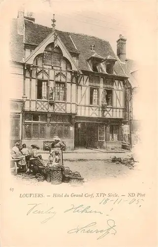 AK / Ansichtskarte  Louviers_27_Eure Hotel du Grand Cerf