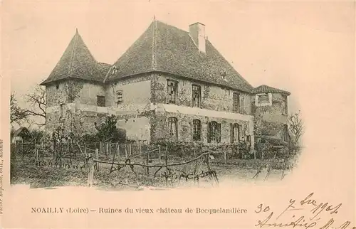 AK / Ansichtskarte  Noailly_42_Loire Ruines du vieux chateau de Becquelandiere