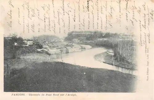 AK / Ansichtskarte  Pamiers_09_Ariege Chaussee du Pont Neuf sur l'Arriege