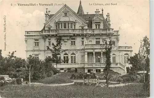 AK / Ansichtskarte  Verneuil_-sur-Seine_78_Yvelines Le Chateau cote Nord