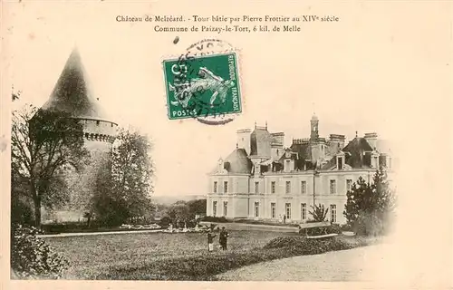 AK / Ansichtskarte  Melzeard_79_Deux-Sevres Chateau de Melzard Tour batie par Pierre Frottier