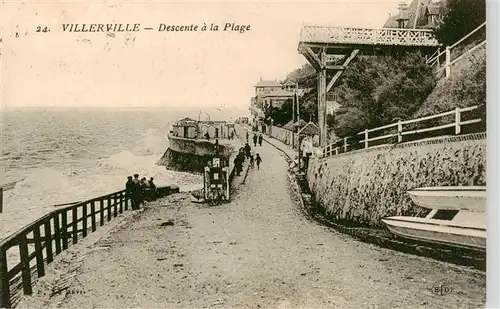 AK / Ansichtskarte  Villerville-sur-Mer_14_Calvados Descente a la Plage