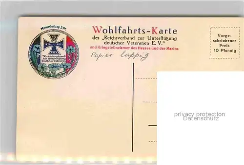 AK / Ansichtskarte  Militaria_Adel Generaloberst v. Einem Wohlfarts-karte Achselband Orden 