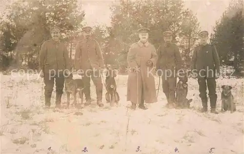 AK / Ansichtskarte  Militaria_Deutschland__WK1 Rettungshunde 