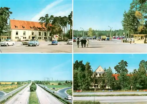 AK / Ansichtskarte  Hermsdorfer_Kreuz_Autobahn_Schleifreisen Mitropa Rasthof Teilansichten Autobahn