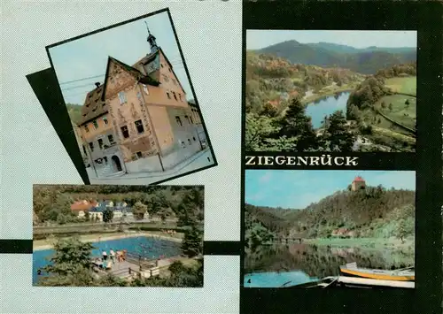 AK / Ansichtskarte  Ziegenrueck_Saale_Thueringen Radhaus Bad Saale Jugendherberge