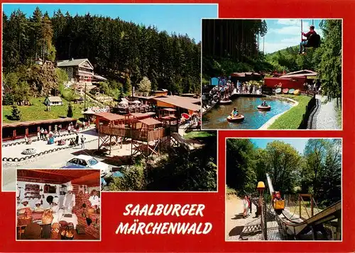 AK / Ansichtskarte  Saalburg_Saale_Thueringen Saalburger Maerchenwald Freizeitpark mit Tiergehege Restaurant