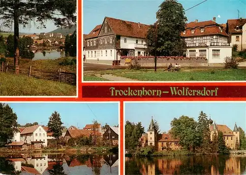 AK / Ansichtskarte 73938616 Trockenborn-Wolfersdorf OT Wolfersdorf HOG Schuesselgrund Wasserschloss Froehliche Wiederkunft