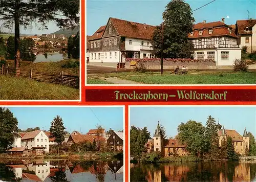 AK / Ansichtskarte  Trockenborn-Wolfersdorf OT Wolfersdorf HOG Schuesselgrund Wasserschloss Froehliche Wiederkunft