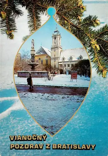 AK / Ansichtskarte  Bratislava_Pressburg_Pozsony_SK Vianocny