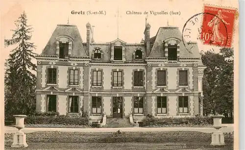 AK / Ansichtskarte  Gretz-Armainvilliers_77_Seine-et-Marne Château de Vignolles