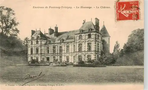 AK / Ansichtskarte  Fontenay-Tresigny_77_Seine-et-Marne La Houssage Château Schloss