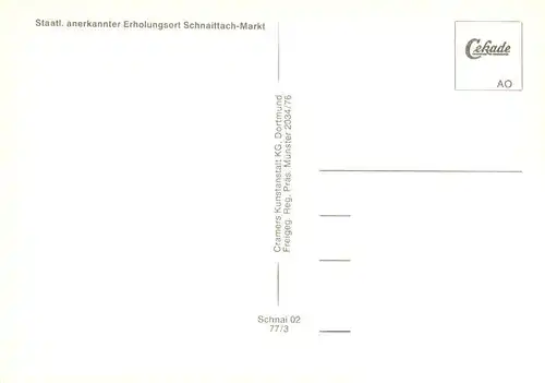 AK / Ansichtskarte  Schnaittach Panorama Erholungsort