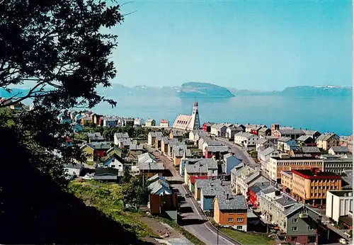 AK / Ansichtskarte 73938743 Hammerfest_Norge Stadtpanorama