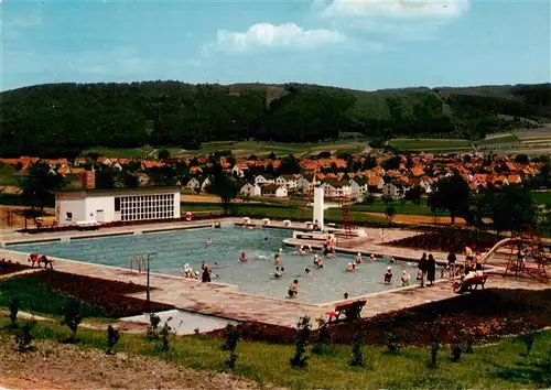 AK / Ansichtskarte  Veckerhagen Schwimmbad