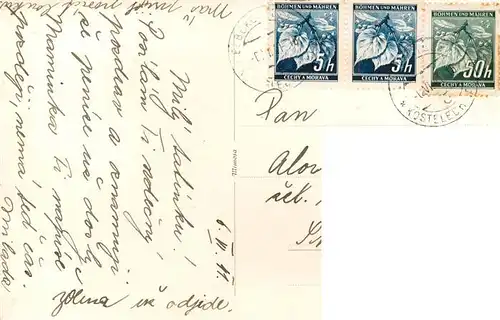AK / Ansichtskarte  Kostelec_nad_Labem_Elbekosteletz_CZ Koupaliste