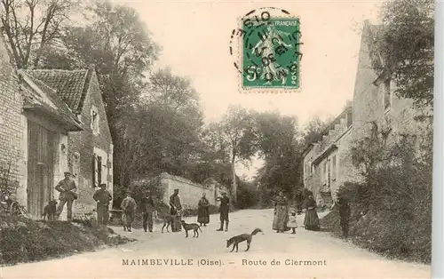 AK / Ansichtskarte  Maimbeville_60_Oise Route de Clermont