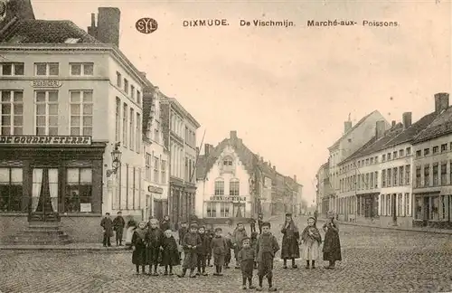 AK / Ansichtskarte 73938892 Dixmude_Diksmuide_Dilsmuide_Belgie De Vischmijn Marche aux Poissons