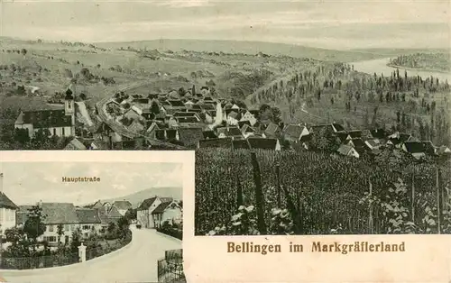 AK / Ansichtskarte  Bellingen Panorama Hauptstrasse