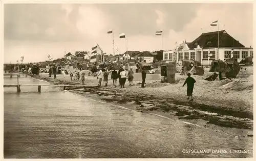 AK / Ansichtskarte  Dahme__Ostseebad_Holstein Strand Promenade