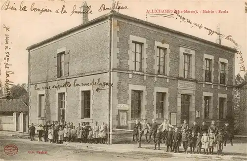 AK / Ansichtskarte  Allichamps_52_Haute-Marne Mairie Ecole