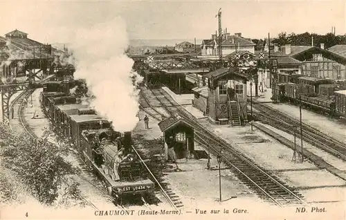 AK / Ansichtskarte  Chaumont_52_Haute-Marne Vue sur la Gare