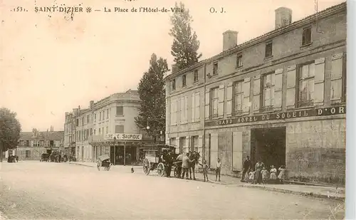 AK / Ansichtskarte  Saint-Dizier_52_Haute-Marne La Place de lHotel de Ville