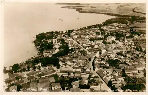 AK / Ansichtskarte  Tempelburg_Czaplinek_PL Fliegeraufnahme Feldpost