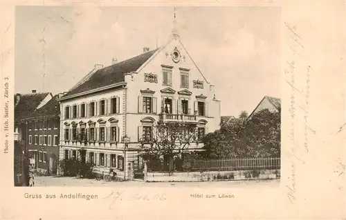 AK / Ansichtskarte  Andelfingen_Langenenslingen_BW Hotel zum Loewen