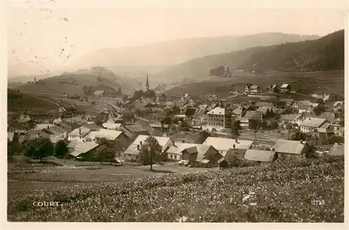 AK / Ansichtskarte  Court_Moutier_BE Panorama