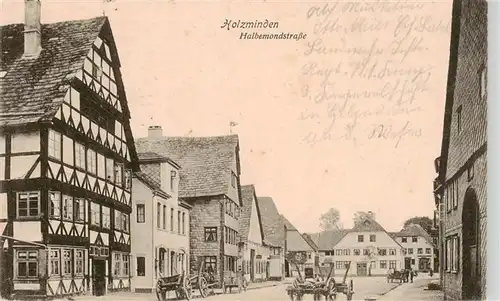 AK / Ansichtskarte 73939038 Holzminden_Weser_Niedersachsen Halbemondstrasse