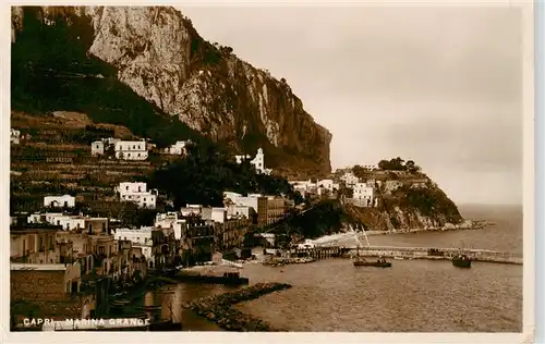 AK / Ansichtskarte  Capri_Golfo_di_Napoli_Campania_IT Marina Grande