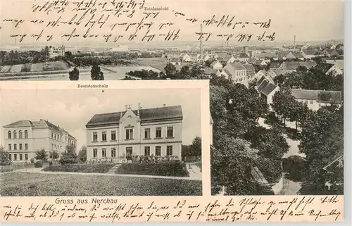 AK / Ansichtskarte  Nerchau_Sachsen Panorama Beamtenschule 