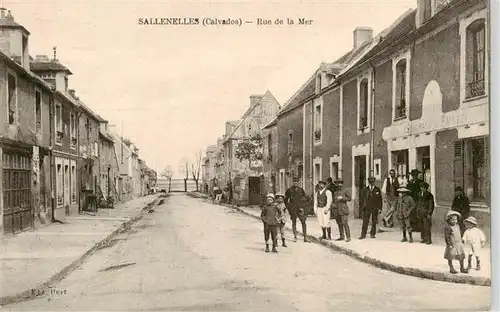 AK / Ansichtskarte  Sallenelles_14_Calvados Rue de la Mer