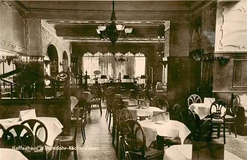 AK / Ansichtskarte  Aschersleben Kaffeehaus Ramdohr
