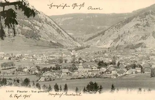 AK / Ansichtskarte  Fleurier_NE Vue generale