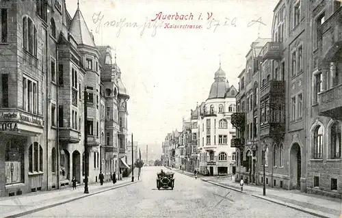 AK / Ansichtskarte  Auerbach__Vogtland Kaiserstrasse