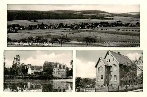 AK / Ansichtskarte  Grupenhagen_Aerzen_Niedersachsen Panorama Rittergut Schwoebber Loenskrug