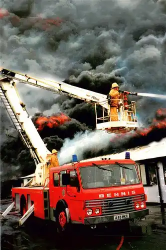 AK / Ansichtskarte  Feuerwehr_Fire-Brigade_Pompiers_Bomberos FPIX-6 Large warehouse fire