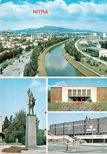 AK / Ansichtskarte 73939185 Nitra_Slovakia Celkovy pohlad Pomnik Sovietskej armady Park kultury a oddychu Prior