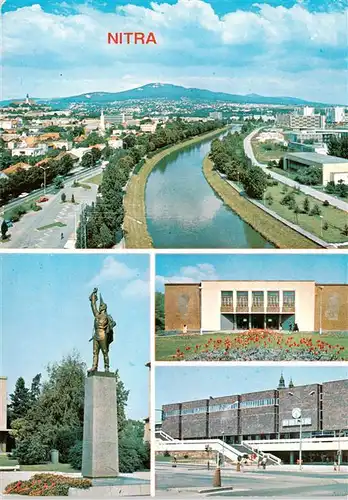 AK / Ansichtskarte  Nitra_Slovakia Celkovy pohlad Pomnik Sovietskej armady Park kultury a oddychu Prior