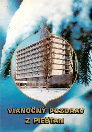 AK / Ansichtskarte  Piestany_Pistian_Poestyen_SK Vianocny Pozdrav z Piestan