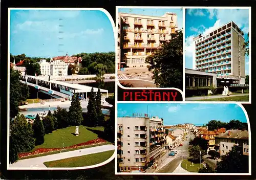 AK / Ansichtskarte  Piestany_Pistian_Poestyen_SK Kolonadovy most Liecebny dom Jalta Interhotel magnolia Pavlovova ulice vlavo interhotel Eden