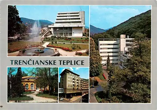 AK / Ansichtskarte 73939226 Trencianske_Teplice_SK Sanatorium Krym Kupelna dvorana Liecebny dom Pax Liecebny dom Machnac