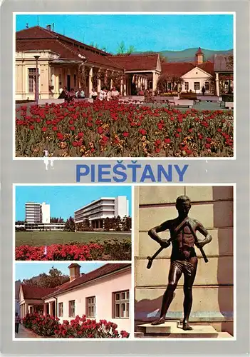 AK / Ansichtskarte  Piestany_Pistian_Poestyen_SK mesto a kupele v udoli Vahu po vybezkami Povazskeho Inovca Najstarsia historicka zmenka pochadza