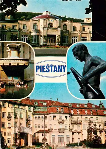 AK / Ansichtskarte  Piestany_Pistian_Poestyen_SK Kupele Irma bahnisko Barlalamac Liecebny dom Thermia Palace