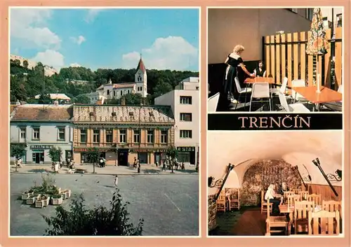 AK / Ansichtskarte  Trencin_Trentschinteplitz_SK Restauracia Matus Cak